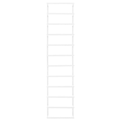 Towel Rack White 24x12x96 cm Steel