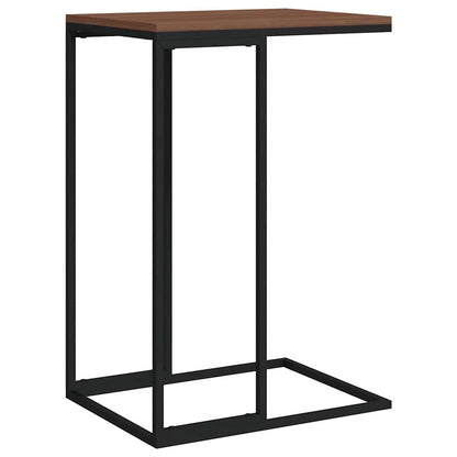 Side Table Black 40x30x59 cm Engineered Wood