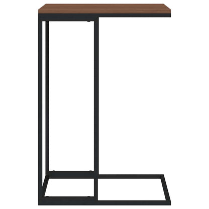 Side Table Black 40x30x59 cm Engineered Wood