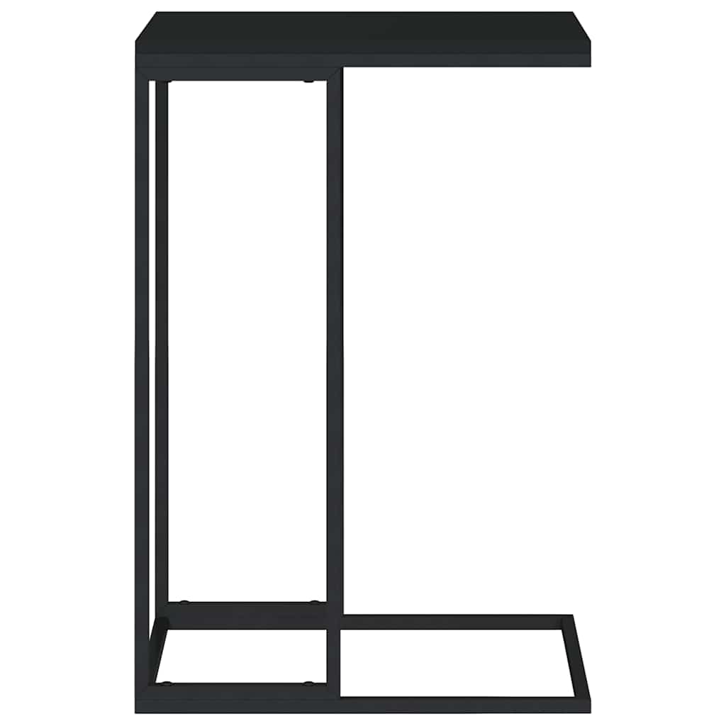 Side Table | Black | Engineered Wood | Small |  Durable  | Side Table