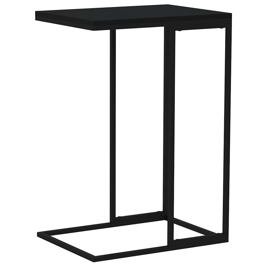Side Table | Black | Engineered Wood | Small |  Durable  | Side Table
