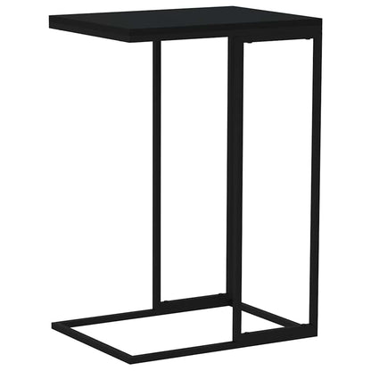 Side Table | Black | Engineered Wood | Small |  Durable  | Side Table