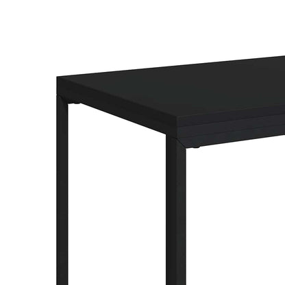 Side Table | Black | Engineered Wood | Small |  Durable  | Side Table