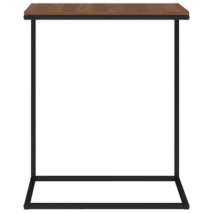 Side Table Black 55x35x66 cm Engineered Wood