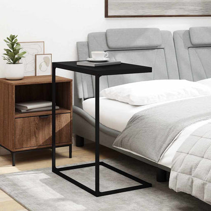 Side Table | Black | Engineered wood, Iron | Durable | Side Table