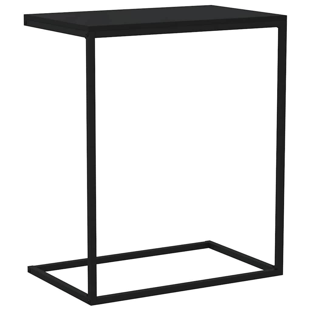 Side Table | Black | Engineered wood, Iron | Durable | Side Table