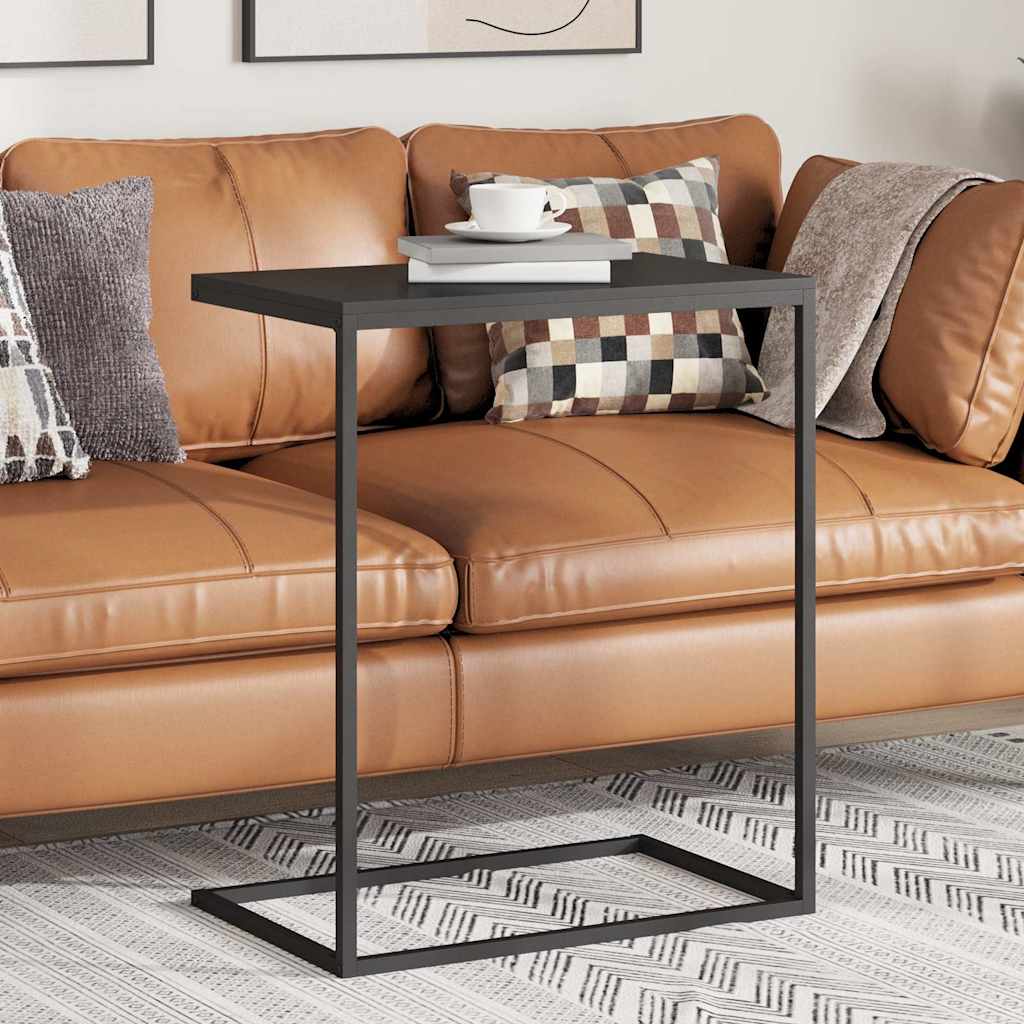Side Table | Black | Engineered wood, Iron | Durable | Side Table