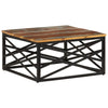 Coffee Table 26.8"x26.8"x13.8" Solid Reclaimed Wood