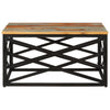 Coffee Table 26.8"x26.8"x13.8" Solid Reclaimed Wood