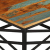 Coffee Table 26.8"x26.8"x13.8" Solid Reclaimed Wood