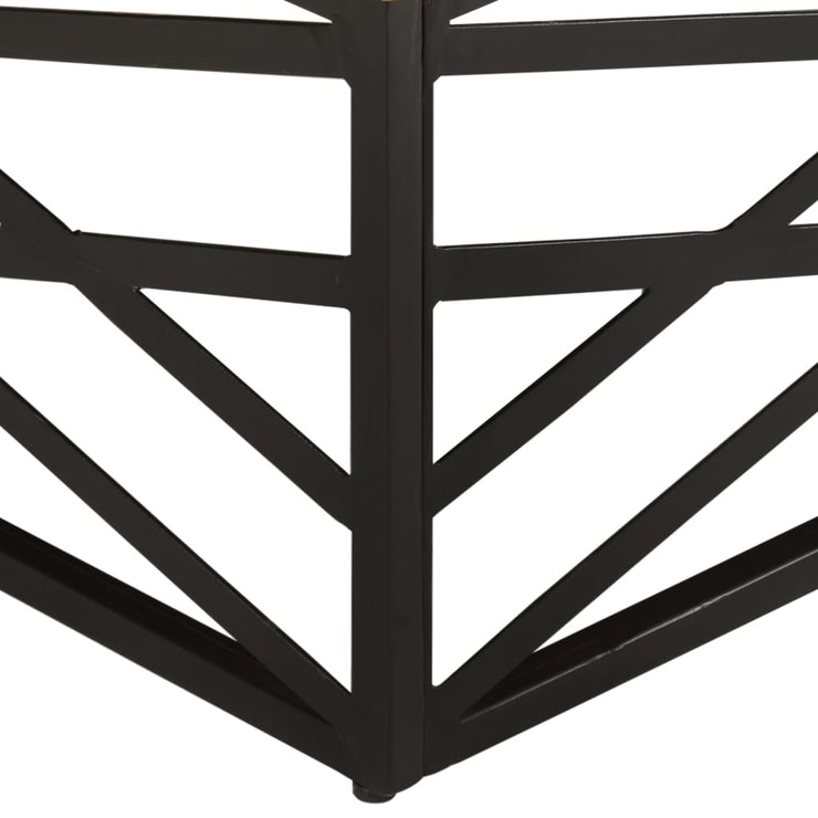 Coffee Table 26.8"x26.8"x13.8" Solid Reclaimed Wood