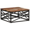 Coffee Table 26.8"x26.8"x13.8" Solid Reclaimed Wood