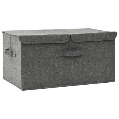332912 vidaXL Storage Box Fabric 50x30x25 cm Anthracite