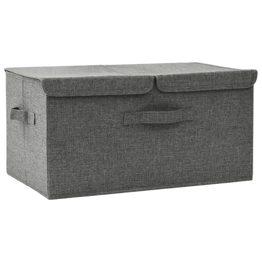 332912 vidaXL Storage Box Fabric 50x30x25 cm Anthracite