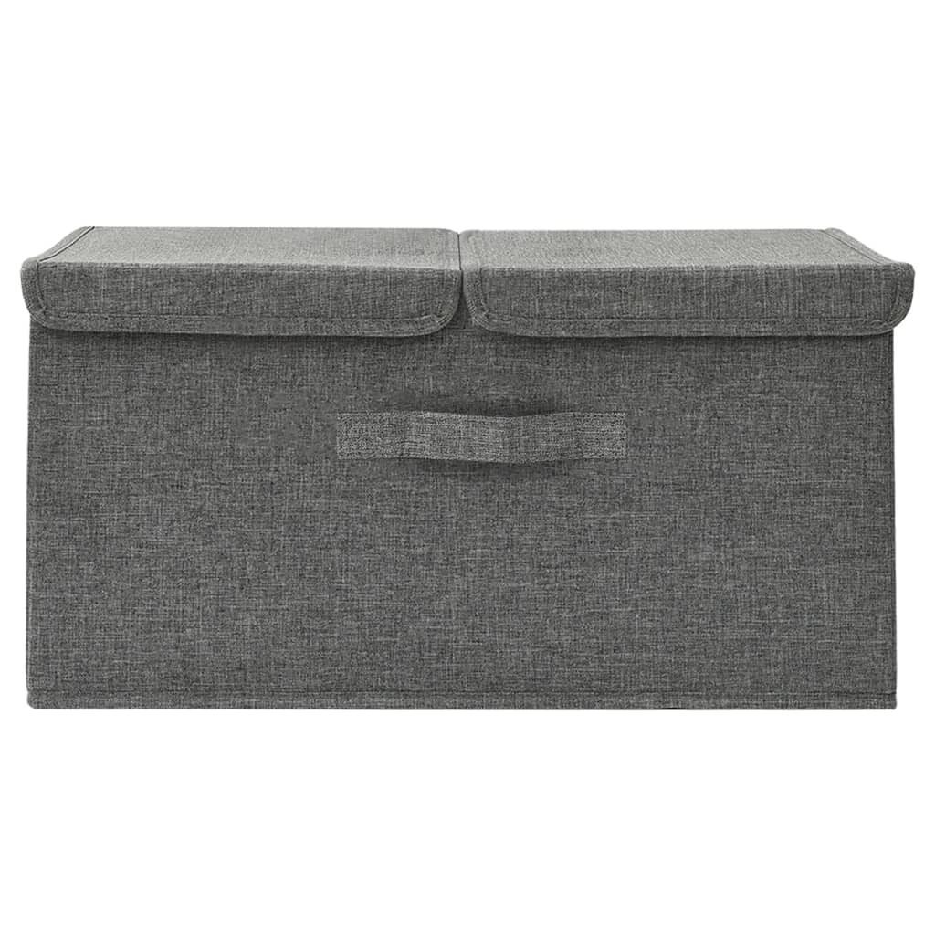 332912 vidaXL Storage Box Fabric 50x30x25 cm Anthracite