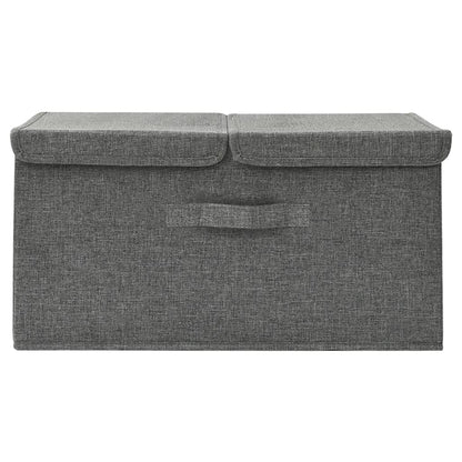 332912 vidaXL Storage Box Fabric 50x30x25 cm Anthracite