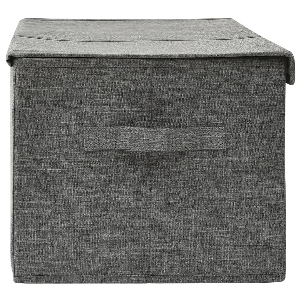 332912 vidaXL Storage Box Fabric 50x30x25 cm Anthracite