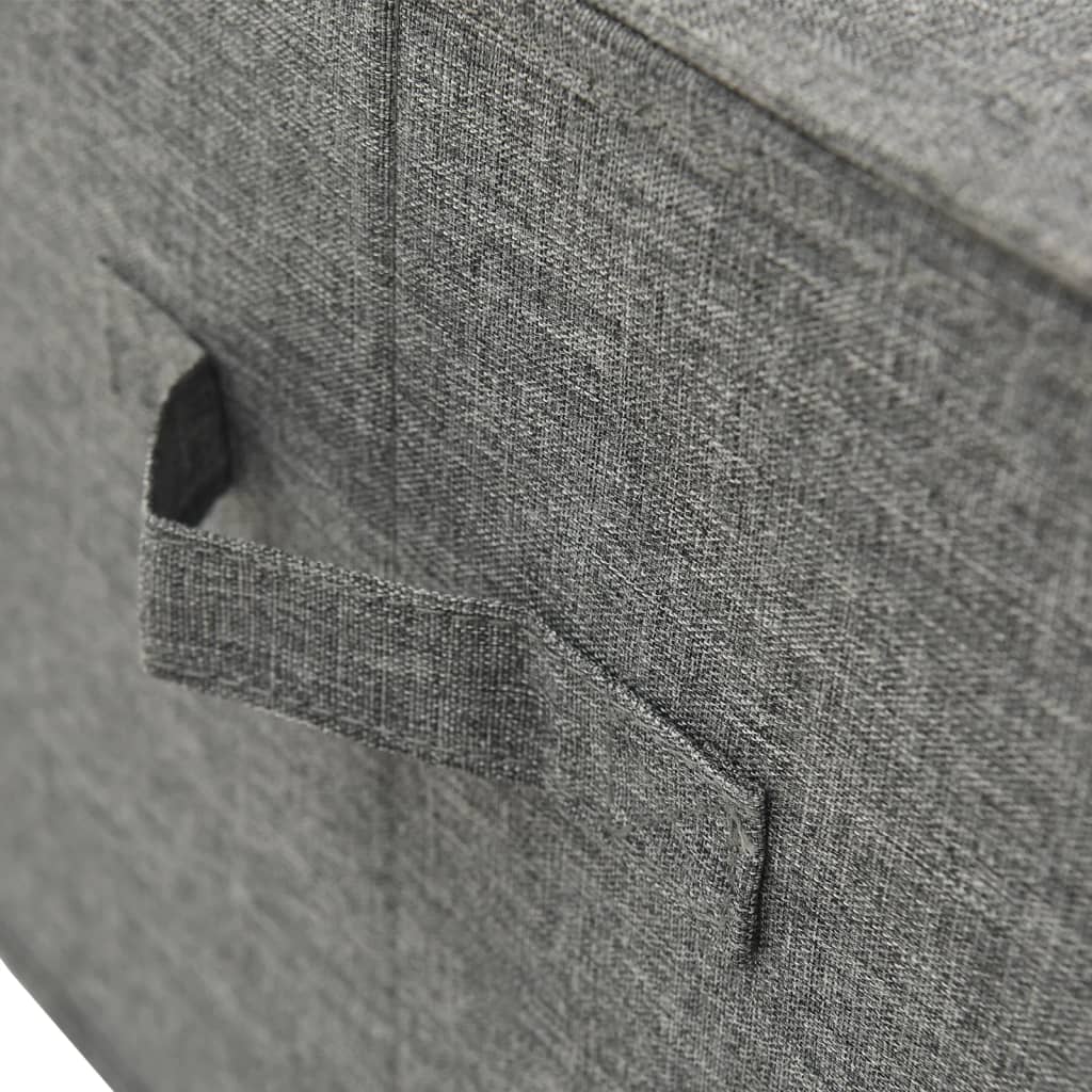 332912 vidaXL Storage Box Fabric 50x30x25 cm Anthracite