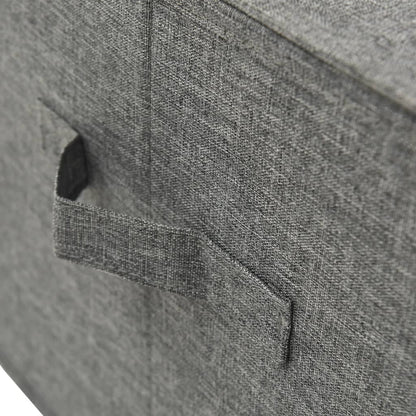 332912 vidaXL Storage Box Fabric 50x30x25 cm Anthracite