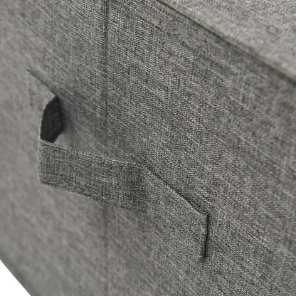 332913 vidaXL Storage Boxes 2 pcs Fabric 50x30x25 cm Anthracite
