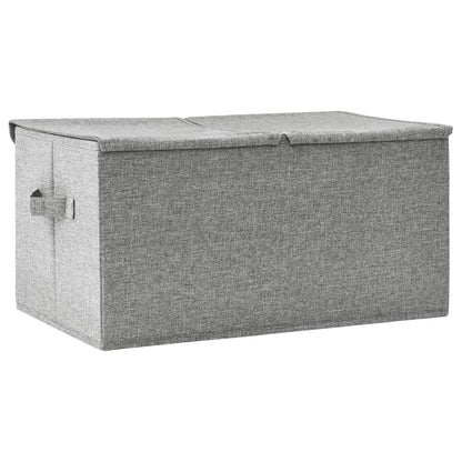 332914 vidaXL Storage Box Fabric 50x30x25 cm Grey