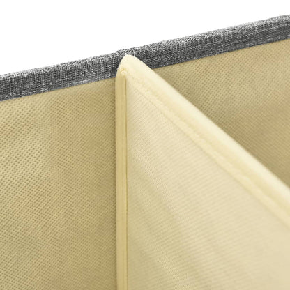 332915 vidaXL Storage Boxes 2 pcs Fabric 50x30x25 cm Grey