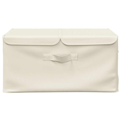 332916 vidaXL Storage Box Fabric 50x30x25 cm Cream