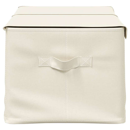 332916 vidaXL Storage Box Fabric 50x30x25 cm Cream