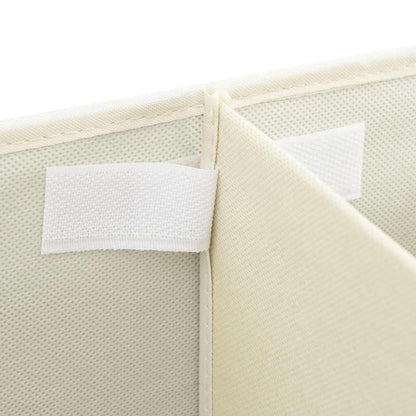 332916 vidaXL Storage Box Fabric 50x30x25 cm Cream