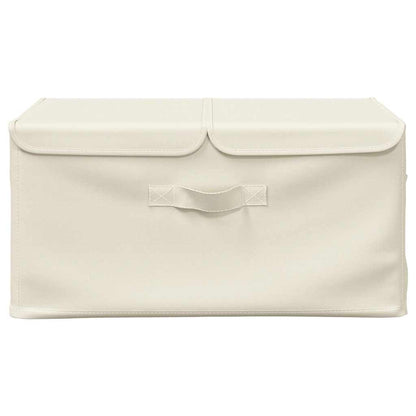 332917 vidaXL Storage Boxes 2 pcs Fabric 50x30x25 cm Cream