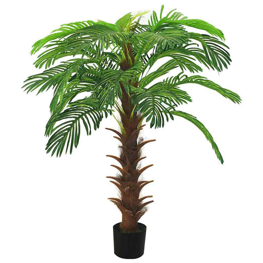Artificial Cycas Palm | Green | Plastic, Wood | 130-140 cm