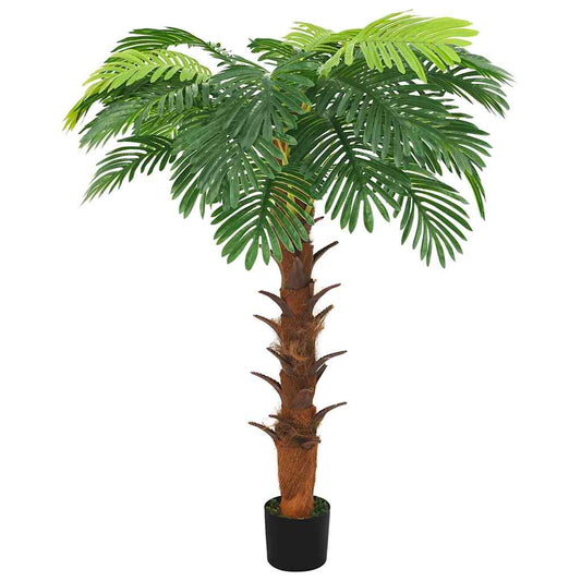 Artificial Cycas Palm | Green | Plastic, Solid wood | Large