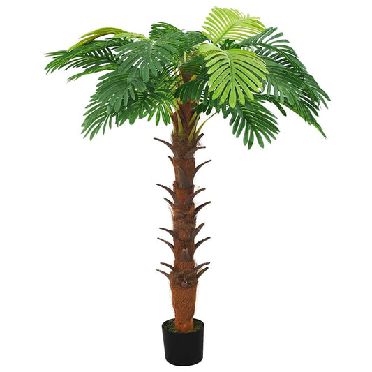 Artificial Cycas Palm | Green | Plastic, Solid wood | Large