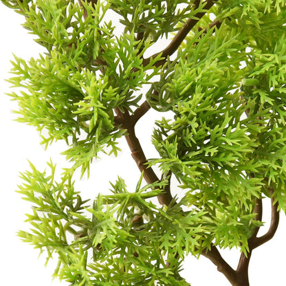 Artificial Cypress Bonsai with Pot 60 cm Green