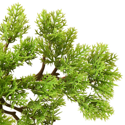 Artificial Cypress Bonsai with Pot 60 cm Green