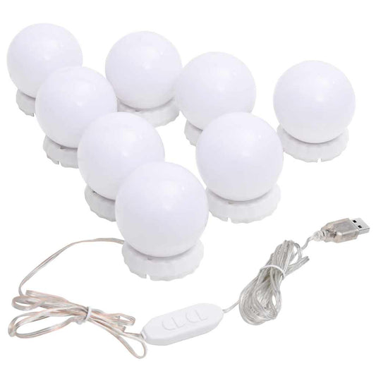Mirror Light | White | Plastic | Small | Adjustable Armrests