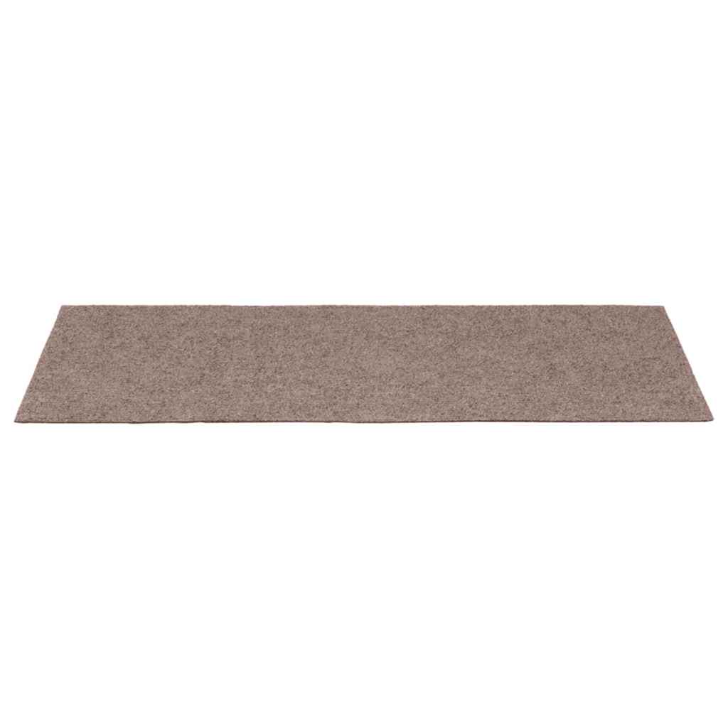 Stair Mats Self-adhesive 15 pcs 60x25 cm Light Brown Rectangular