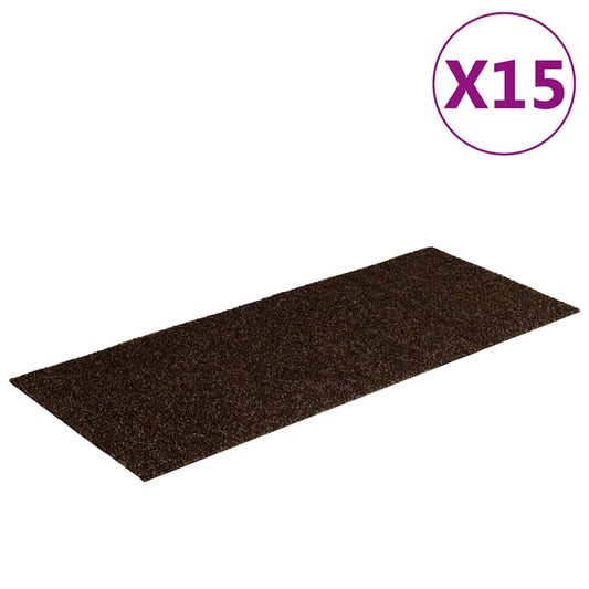 Stair Mat | Set of 15 | Brown