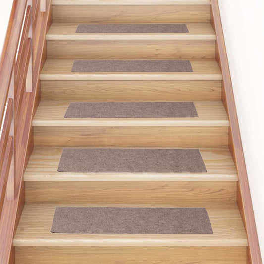 Stair Mat | Set of 15 | Light brown