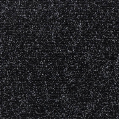 Stair Mats Self-adhesive 15 pcs 76x20 cm Black Rectangular