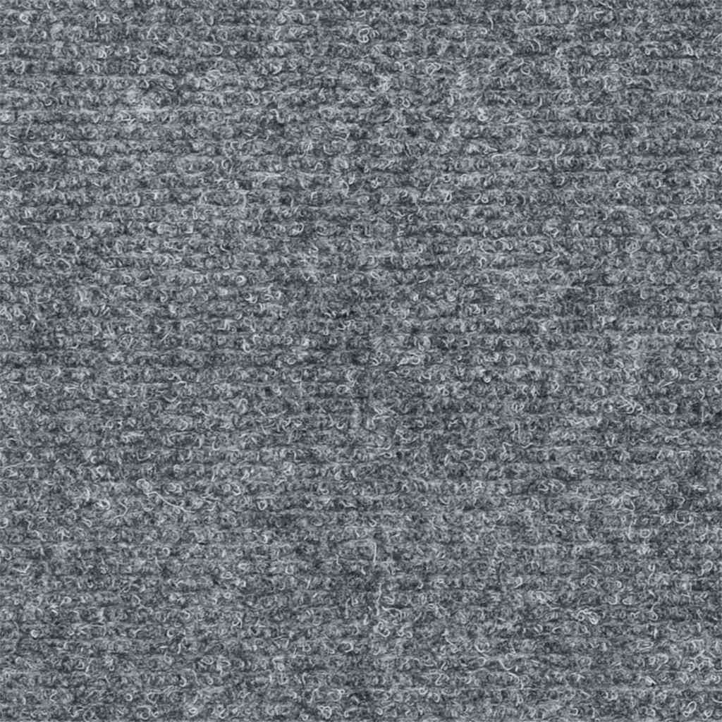 Stair Mats Self-adhesive 15 pcs 76x20 cm Light Grey Rectangular