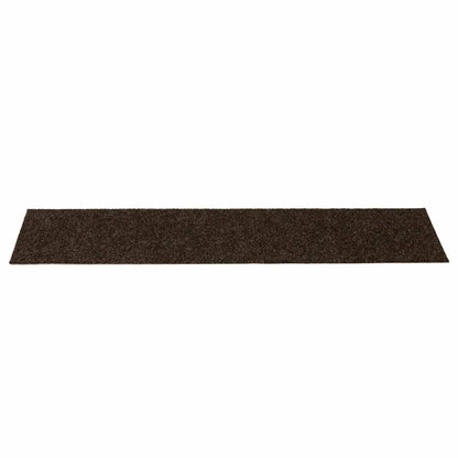 Stair Mats Self-adhesive 15 pcs 76x20 cm Brown Rectangular