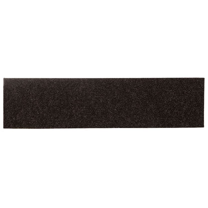Stair Mats Self-adhesive 15 pcs 76x20 cm Dark Brown Rectangular