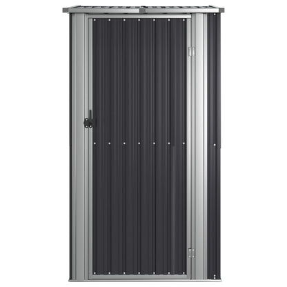 Garden Shed Anthracite 118.5x97x209.5 cm Galvanised Steel