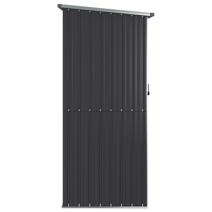 Garden Shed Anthracite 118.5x97x209.5 cm Galvanised Steel