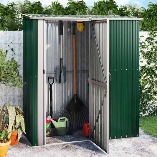 Garden Shed | Green | Galvanised Steel, Plastic | Medium | Locks