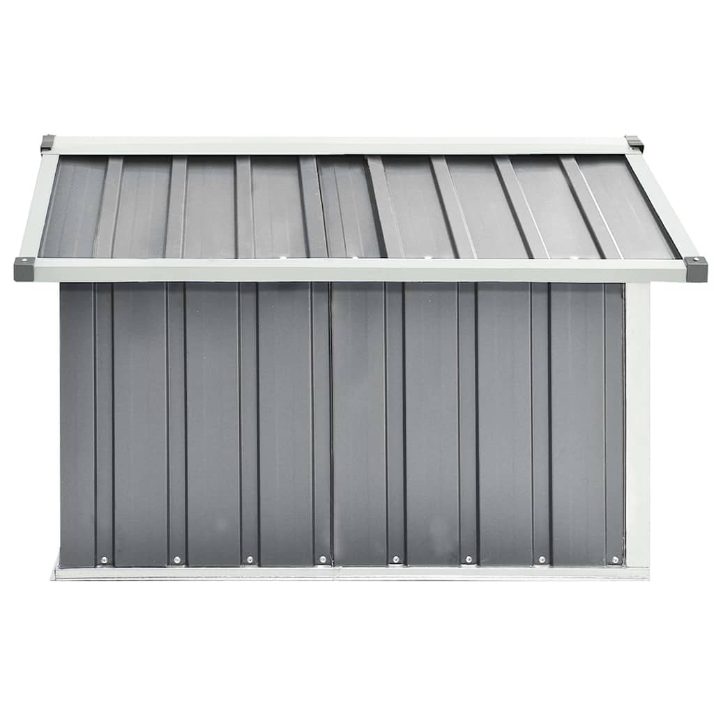 150908 vidaXL Garden Robot Lawnmower Shed 92x97x63 cm Galvanised Steel Grey