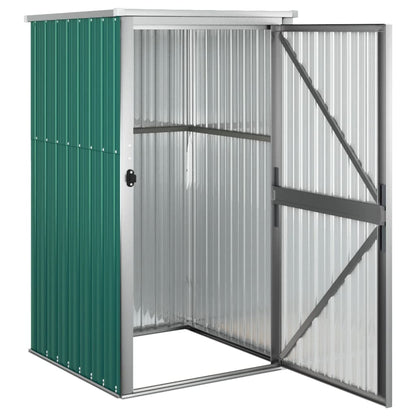 Garden Tool Shed Green 88x89x161 cm Galvanised Steel