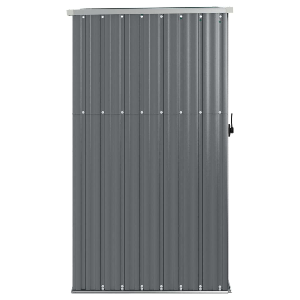 Garden Tool Shed Grey 88x89x161 cm Galvanised Steel