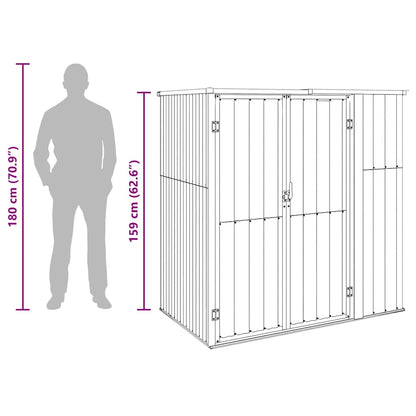 Tool Shed | Brown | Galvanised steel, metal, plastic | Large